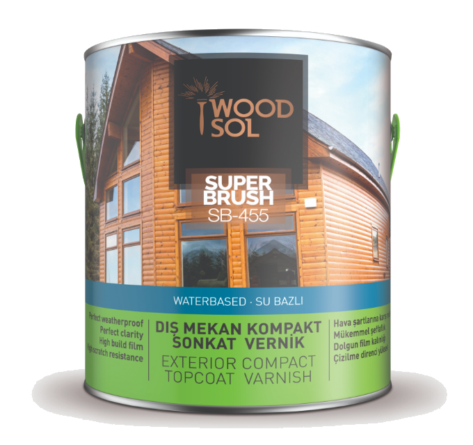 Woodsol Super Brush SB-455 — финишный лак для наружных работ